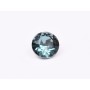 0624-Austria Chaton Round Stone, 6mm, Indian Sapphire Silver Foiled- 1 buc