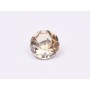 0627-Austria Chaton Round Stone, 6mm, Crystal Golden Shadow Silver Foiled- 1 buc