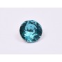 0630-Austria Chaton Round Stone, 6mm, Indicolite Silver Foiled- 1 buc