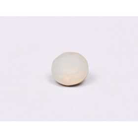 0672-Austria Chaton Round Stone, 7mm, Sand Opal Silver Foiled - 1 buc