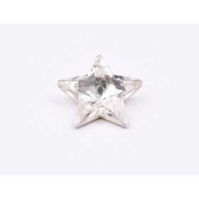 P4552-Cristal Star Fancy Stone, 10mm, Crystal Silver Foiled - 1 buc