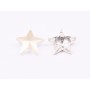 P4552-Cristal Star Fancy Stone, 10mm, Crystal Silver Foiled - 1 buc