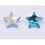 P4555-Cristal Star Fancy Stone, 10mm, Dark Aquamarine Silver Foiled - 1 buc