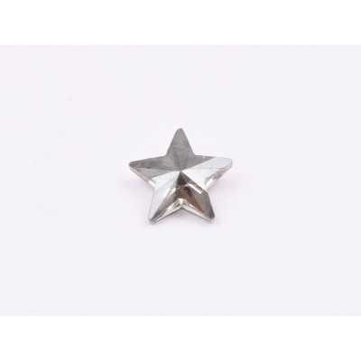 P4561-Cristal Star Fancy Stone, 10mm, Crystal Satin Silver Foiled - 1 buc