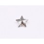 P4561-Cristal Star Fancy Stone, 10mm, Crystal Satin Silver Foiled - 1 buc