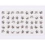 P4561-Cristal Star Fancy Stone, 10mm, Crystal Satin Silver Foiled - 1 buc