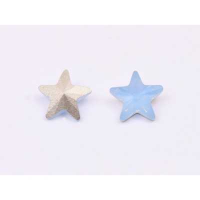P4562-Cristal Star Fancy Stone, 10mm, Sapphire Opal Silver Foiled - 1 buc