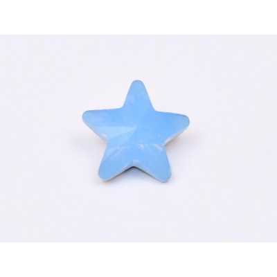 P4563-Cristal Star Fancy Stone, 10mm, Air Blue Opal Silver Foiled - 1 buc