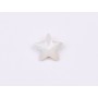 P4564-Cristal Star Fancy Stone, 10mm, White Opal Silver Foiled - 1 buc