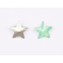 P4565-Cristal Star Fancy Stone, 10mm, Pacific Opal Silver Foiled - 1 buc