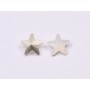 P4566-Cristal Star Fancy Stone, 10mm, Sand Opal Silver Foiled - 1 buc