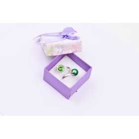 Inel asimetric cu perla si cristal GreenDelight Inel asimetric cu perla si cristal GreenDelight
