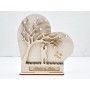 L780-Decoratiune lemn "Love tree " 20x19cm