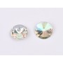 P4574-Austria Rivoli Round Stone, 12mm, Crystal Luminous Green Silver Foiled - 1 buc