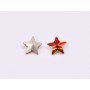 P4588-Cristal Star Fancy Stone, 10mm, Crystal Copper Silver Foiled - 1 buc