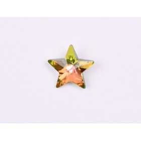 P4592-Cristal Star Fancy Stone, 10mm, Crystal Vitrail Rose Silver Foiled - 1 buc