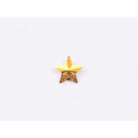 P4595-Cristal Star Fancy Stone, 10mm, Crystal Metallic Sunshine Silver Foiled - 1 buc