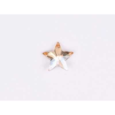 P4597-Cristal Star Fancy Stone, 10mm, Crystal Golden Shadow Silver Foiled - 1 buc