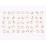 P4597-Cristal Star Fancy Stone, 10mm, Crystal Golden Shadow Silver Foiled - 1 buc