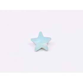 P4604-Cristal Star Fancy Stone, 10mm, Aqua Opal Silver Foiled - 1 buc