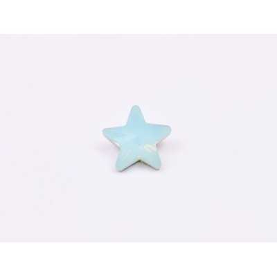 P4604-Cristal Star Fancy Stone, 10mm, Aqua Opal Silver Foiled - 1 buc