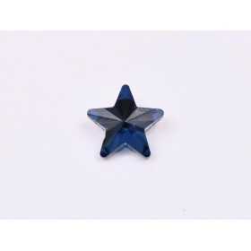 P4606-Cristal Star Fancy Stone, 10mm, Montana Silver Foiled - 1 buc