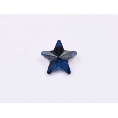 P4606-Cristal Star Fancy Stone, 10mm, Montana Silver Foiled - 1 buc