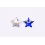 P4612-Cristal Star Fancy Stone, 10mm, Capri Blue Silver Foiled - 1 buc