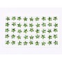 P4613-Cristal Star Fancy Stone, 10mm, Fern Green Silver Foiled - 1 buc