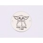 E1632 GS Banut Ag 925 "Too cute" 16.5mm, 0.3mm 1 buc