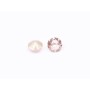 0721-Austria Chaton Round Stone, 6mm, Rosaline Silver Foiled - 1 buc