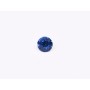 0730- Austria Chaton Round Stone, 6mm, Sapphire Silver Foiled - 1 buc