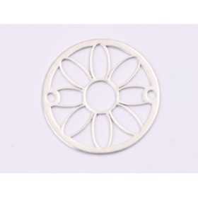 E1636 N Pandant Ag 925 "Albinuta filigranata" 23x17.5mm, 0.5mm 1 buc