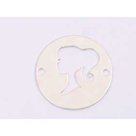 E1641 N Link Ag 925 "chip de fata" 13mm, 0.5mm 1 buc