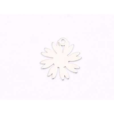 E1644 N Charm/Pandant Ag 925 "Floricica" 12.2x11.5mm, 0.5mm 1 buc