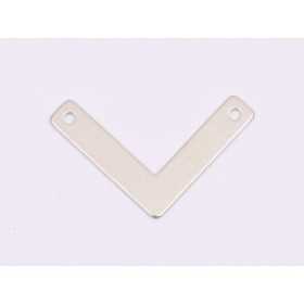 E1643 N Link Ag 925 "V" 15x15mm, 0.5mm 1 buc