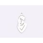 E1647 N Charm Ag 925 "Mom & baby" 21x10mm, 0.5mm 1 buc