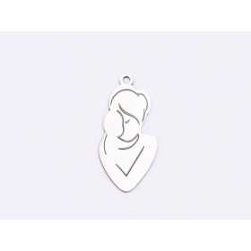 E1647 N Charm Ag 925 "Mom & baby" 21x10mm, 0.5mm 1 buc