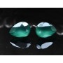 Cercei cu cristal lacrima 14x10mm, crystal royal green - 1 pereche