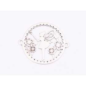 E1663 N Link Ag 925 "Zana" 16x19mm, 0.5mm 1 buc