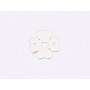 E1670 N Link Ag 925 Trifoi cu inimioara, 12mm, 0.5mm- 1 buc