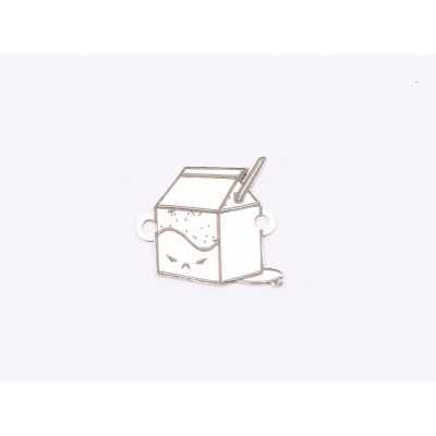 E1715 G Link Ag 925 Milk Carton 11x11x0.3mm 1 buc