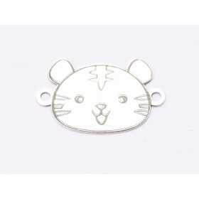 E1719 G Link Ag 925 Tigrisor 15.5x10x0.3mm 1 buc