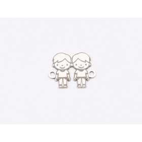 E1726 G Link Ag 925 Baieti 13x10x0.6mm 1 buc