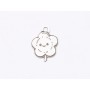 E1731 G Charm Ag 925 Floricica 10x7x0.3mm 1 buc