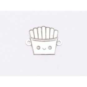 E1736 G Link Ag 925 Fries 13.6x11x0.3mm 1 buc