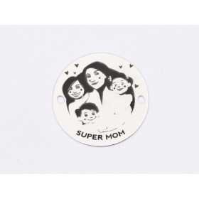 E1754 GS Link Ag 925 Super Mom 16.5mm, 0.3mm 1 buc