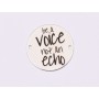 E1765 GS Link Ag 925 "Be a voice", 16.5mm, 0.3mm 1 buc