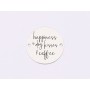 E1768 GS Link Ag 925 "Happiness is dog kisses&coffee", 16.5mm, 0.3mm 1 buc