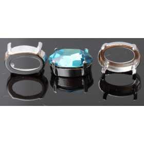 0917-SWAROVSKI ELEMENTS Settings 4120 18x13 argintiu fara gauri